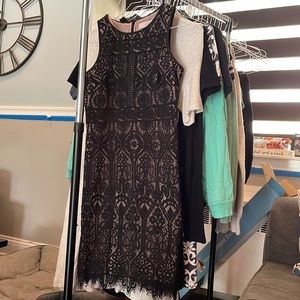 LBD - LOFT Evening Dress Black Lace size 6P